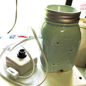 Mason Jar Wax Mel in Teal